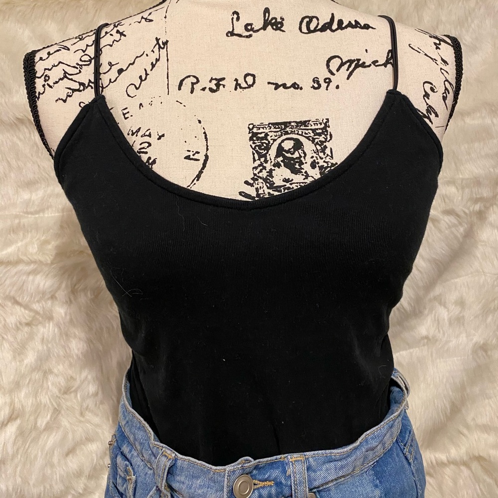 Plain Black Tank Top from Target